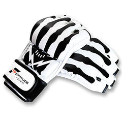 Fortitude Fightwear MMA Gloves | PU Leather Sparring & Grappling MMA Training Gloves 9073