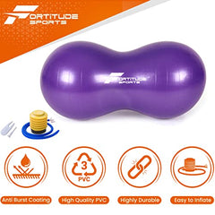 Fortitude Sports Peanut Exercise Ball 45cm by 90 cm Fortitude Sports Peanut Exercise Ball 45cm by 90 cm