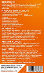 Fortitude Nutrition Biotic Complex 20 Billion CFU 120 Vegan Capsules