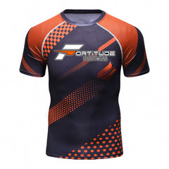 Fortitude Fightwear Short Sleeve MMA BJJ No Gi Rash Guard