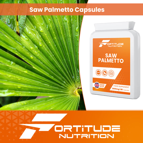 Fortitude Nutrition Saw Palmetto 2500mg 90 Vegan Capsules