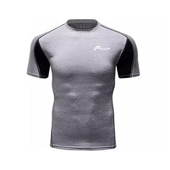 Fortitude Sports Short Sleeve Men's Compression Gym T-Shirt Rash Guard