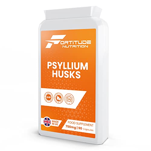 Fortitude Nutrition Psyllium Husks 750mg 90 Vegan Capsules