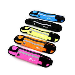 Fortitude Sports Waterproof Running Belt for Phone, Headphones and Water Bottle