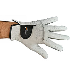 Fortitude Sports Unisex Premium Cabretta Leather Golf Glove - Left Hand For Right Handed Golfer
