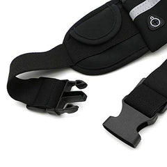 Fortitude Sports Waterproof Running Belt for Phone, Headphones and Water Bottle