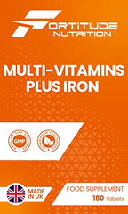 Fortitude Nutrition Multivitamin with Iron 180 Tablets