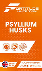 Fortitude Nutrition Psyllium Husks 750mg 90 Vegan Capsules