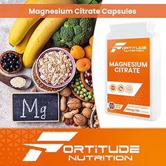 Fortitude Nutrition Magnesium Citrate 500mg 120 Vegan Capsules