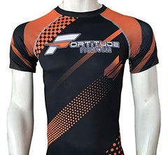 Fortitude Fightwear Short Sleeve MMA BJJ No Gi Rash Guard