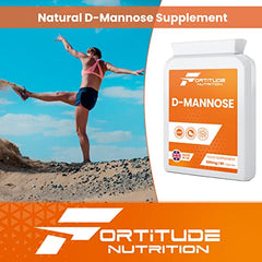 Fortitude Nutrition D-Mannose High Strength 500mg 90 Vegan Capsules