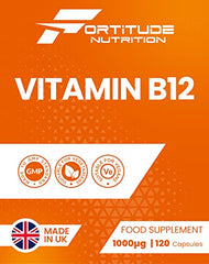 Fortitude Nutrition Vitamin B12 1000mcg 120 Vegan Capsules