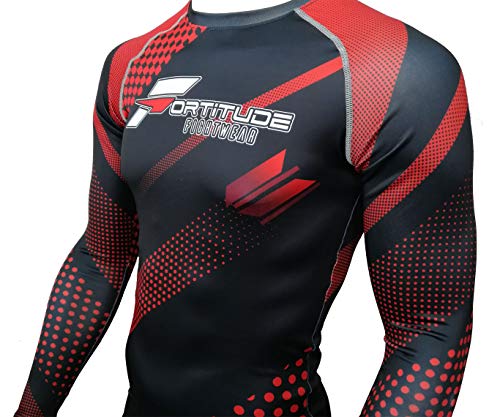 Fortitude Fightwear Long Sleeve MMA Rash Guard | No Gi BJJ RashGuard