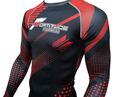Fortitude Fightwear Long Sleeve MMA Rash Guard | No Gi BJJ RashGuard