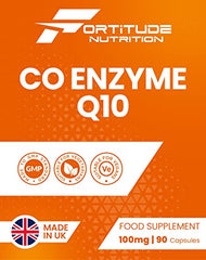 Fortitude Nutrition Coenzyme Q10 100mg 90 Vegan Capsules