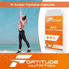 Fortitude Nutrition NAC N-Acetyl-Cysteine 600mg 120 Vegan Capsules