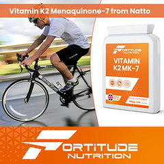 Fortitude Nutrition Vitamin K2 MK7 100mcg 120 Vegan Capsules
