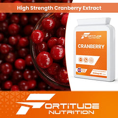 Fortitude Nutrition Cranberry Tablets 5000mg 90 Vegan Tablets