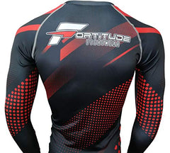 Fortitude Fightwear Long Sleeve MMA Rash Guard | No Gi BJJ RashGuard