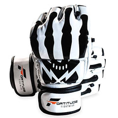 Fortitude Fightwear MMA Gloves | PU Leather Sparring & Grappling MMA Training Gloves