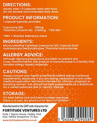 Fortitude Nutrition Coenzyme Q10 100mg 90 Vegan Capsules