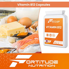 Fortitude Nutrition Vitamin B12 1000mcg 120 Vegan Capsules
