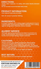 Fortitude Nutrition NAC N-Acetyl-Cysteine 600mg 120 Vegan Capsules