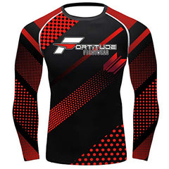 Fortitude Fightwear Long Sleeve MMA Rash Guard | No Gi BJJ RashGuard